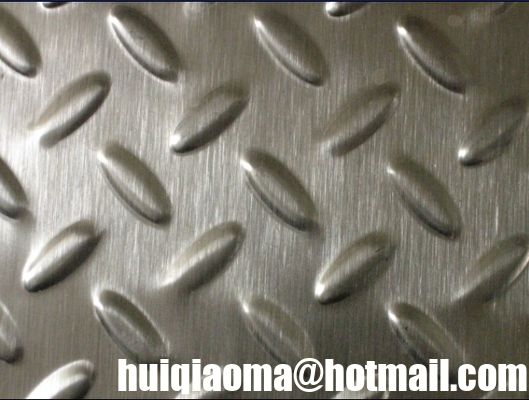 لوحات الألومنيوم الماسية، SS316، SS304 لوحة مقشرة من الفولاذ المقاوم للصدأ، لوحات مسار مضادة للنزلاق