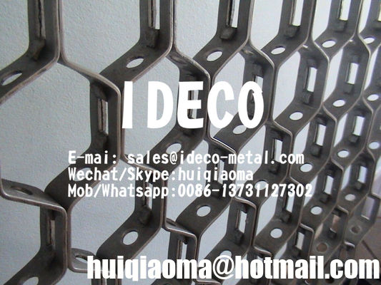 SUS321 Hexsteel ، HexGrate ، 1Cr18Ni9Ti HexMesh ، Hexmetal ، الشبكة السادسة الأطراف للكراكرز ، المفاعلات ، المولدات