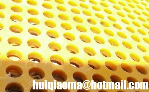 شبكة غربلة مطاطية، شاشة اهتزاز مطاطية مشدودة عرضيًا، شاشات يوريثان