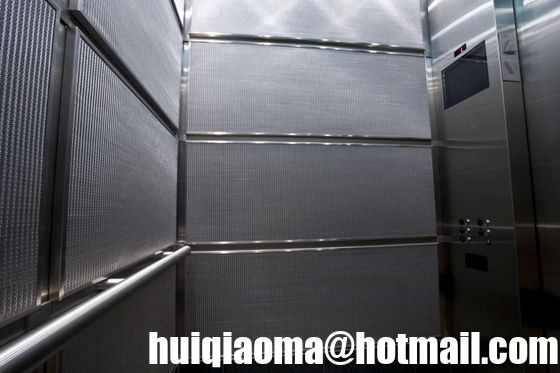 شبكة معمارية منسوجة من الأسلاك المعدنية "Herringbone"، شبكة سلكية زخرفية