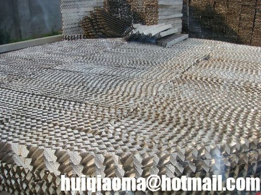 تعبئة أبراج الصفائح المعدنية المهيكلة، تعبئة أبراج الصفائح المعدنية المثقبة المموجة