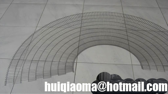 سيور ناقلة تبريد، سيور شبكية معدنية منحنية، سيور معدنية نصف قطرية