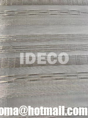 Metal Mesh Laminate for Fusion Glass, Metallic Fabrics, Fine Woven Wire Mesh Fabric Laminate, Metal Mesh Interlayer