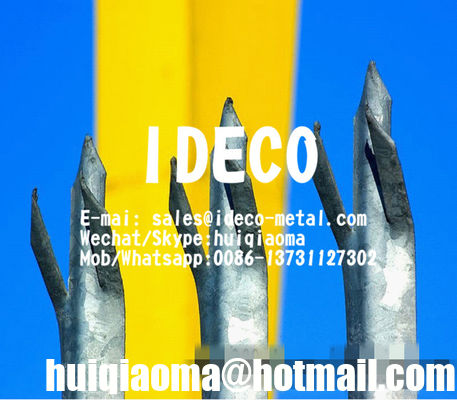 High Security Steel Palisade Fence Panels, Metal Palisade Fencing, Anti-Vandal Palisade Gates, Pales, Fittings