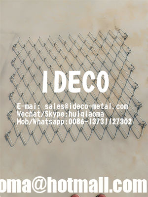نظام تثبيت المنحدرات TECCO، ستائر منع تساقط الصخور، شبكة TECCO من أسلاك الفولاذ عالية الشد 1770 ميجا باسكال لدعم الأرض