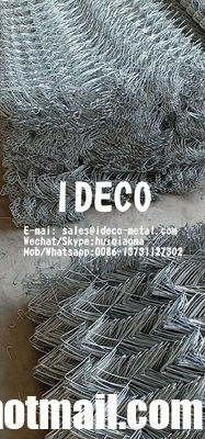 الماس / الرومبويد عالية الجاذبية 1770Mpa سلك الفولاذ الشبكة TECCO G45/2 مع نهاية مقيدة للحماية من سقوط الصخور