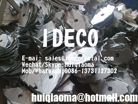 ألواح تثبيت SPIDER/TECCO، مسامير التربة، مسامير الصخور، مثبتات الأرض، ألواح تثبيت شبكة الصخور Tecco من الفولاذ المقاوم للصدأ