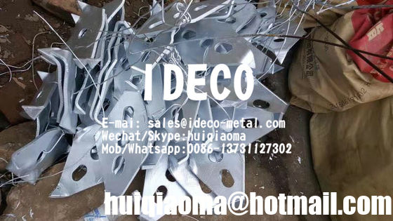 ألواح مسامير مجلفنة بالغمس الساخن لشبكات الأسلاك الفولاذية عالية الشد SPIDER/TECCO لتثبيت شبكات تساقط الصخور