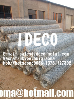 Rockfall Barriers Hexagonal Woven Wire Mesh, Rock Fall Catch Fences, Slope Stabilization Drapery Mesh Netting