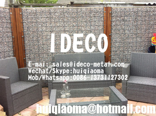 Garden Gabion Fences, Welded Wire Gabion Mesh Panels, Decorative Rock Stone Fences, Gabion Barriers, Metal Net