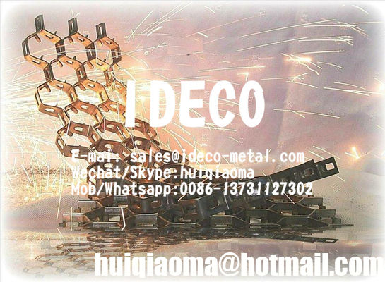 شبكة سداسية, WABENROST, شبكة سداسية, HEXROST, شبكة سداسية مقاومة للحرارة, شبكات على شكل خلية نحل لبطانة مقاومة للحرارة