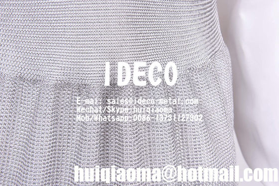 مريلة من شبكة معدنية مقاومة للقطع، مريلة عمل شبكية معدنية مقاومة للسكين للجزار، درع شبكي حلقي